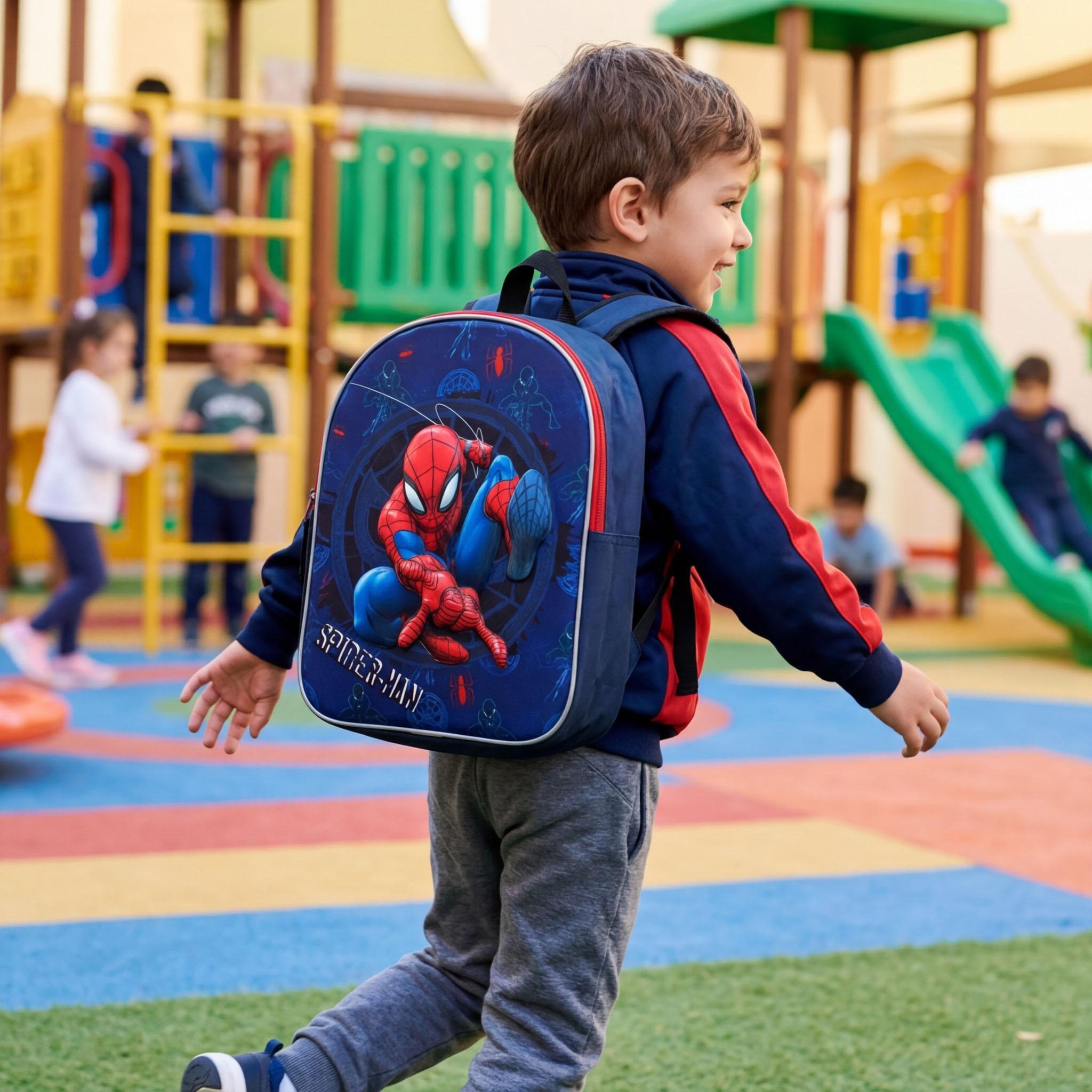 Voir la diapositive 3 : Marvel Sac à dos Spider-Man enfant 3D Simply Special 200-00278 SPIDERMAN