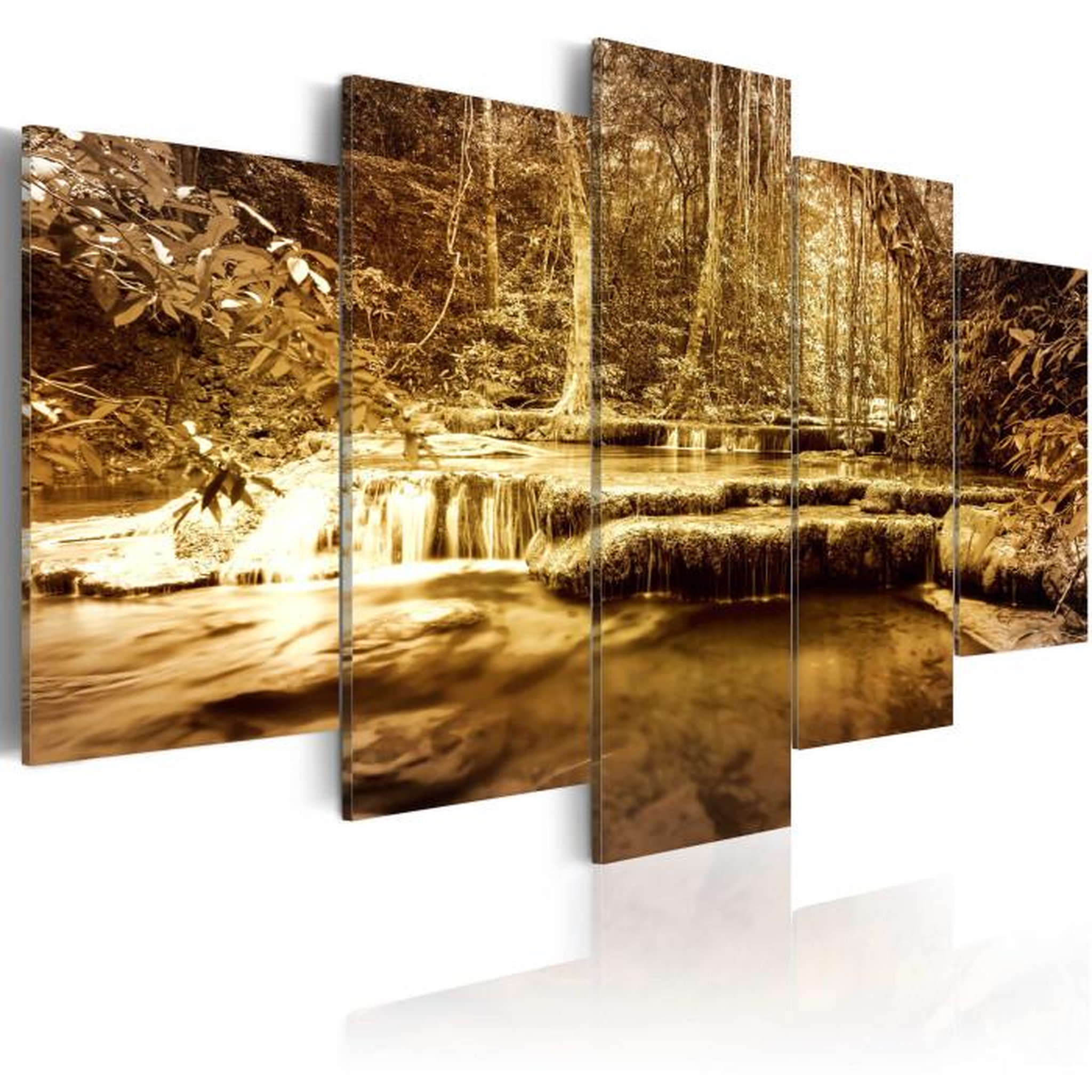 Paris Prix Tableau Imprimé  En Plein Air Cascade. Coloris disponibles : Multicolore