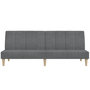 Voir la diapositive 5 : VIDAXL Canape-lit a 2 places gris clair tissu