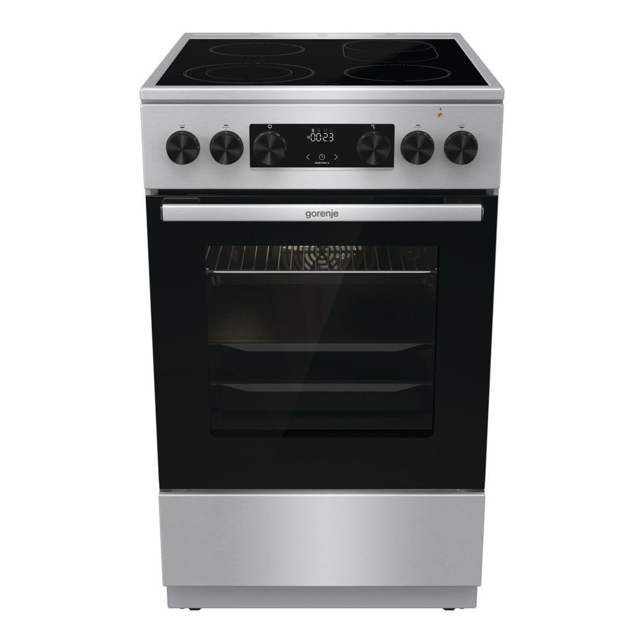 Voir la diapositive 2 : GORENJE Cuisinière vitrocéramique gecs5c70xa
