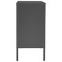 Voir la diapositive 4 : VIDAXL Buffet Anthracite 75x35x70 cm Acier et verre trempe
