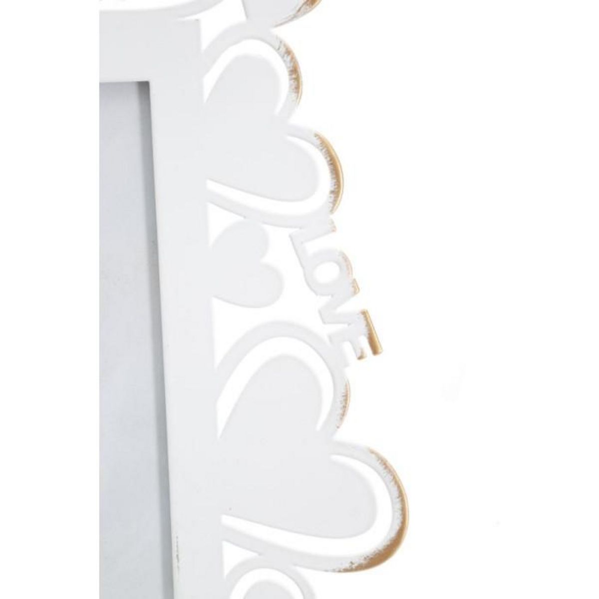 Paris Prix Cadre Photo Déco Cœur  Min  12x17cm Blanc