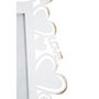 Voir la diapositive 4 : Paris Prix Cadre Photo Déco Cœur  Min  12x17cm Blanc