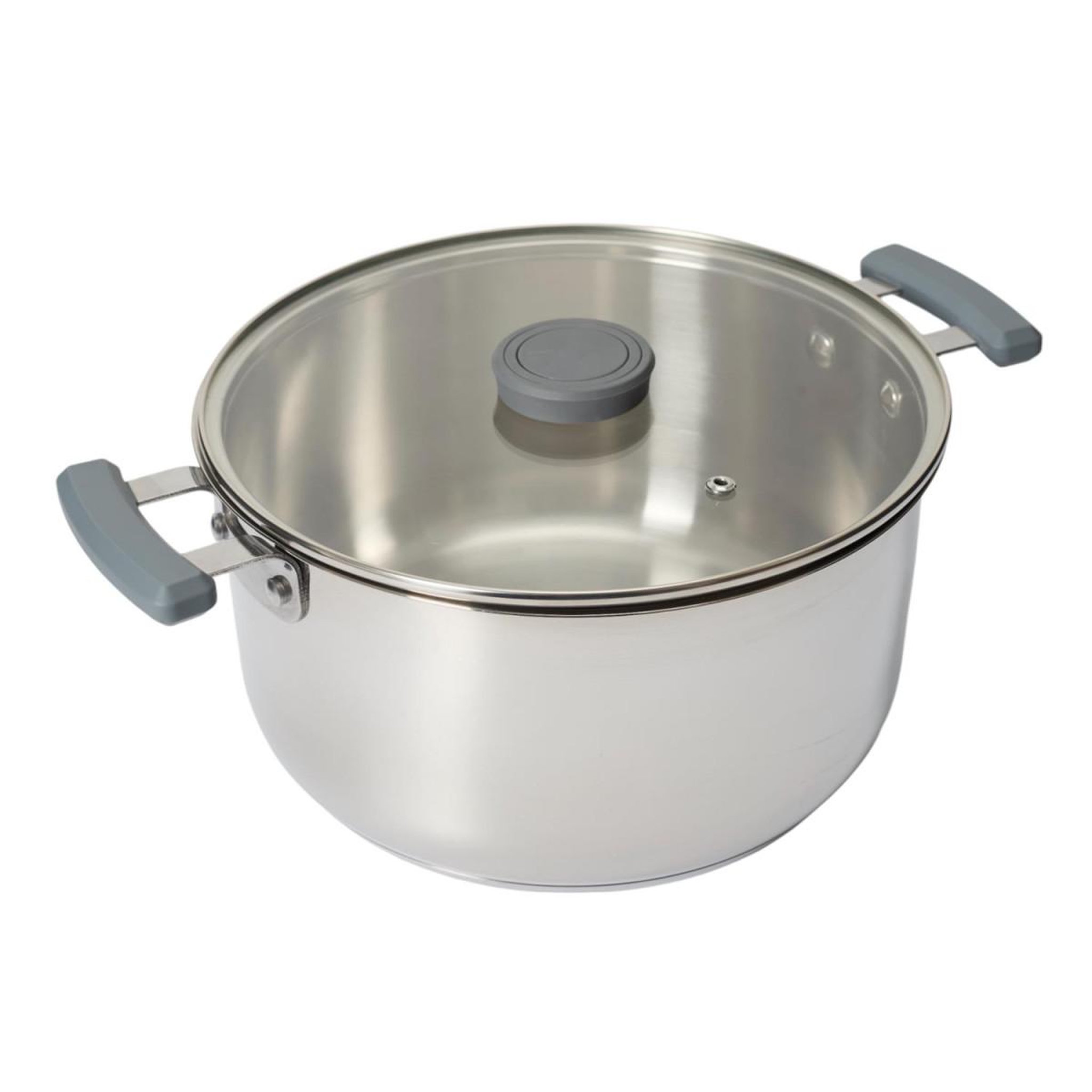 Voir la diapositive 6 : COOK CONCEPT Lot de 3 faitouts en inox  empilable  25cm argent