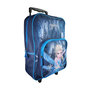 Voir la diapositive 2 : Bagtrotter Sac à dos à roulettes bleu La Reine des Neiges  1 compartiment - Bagtrotter