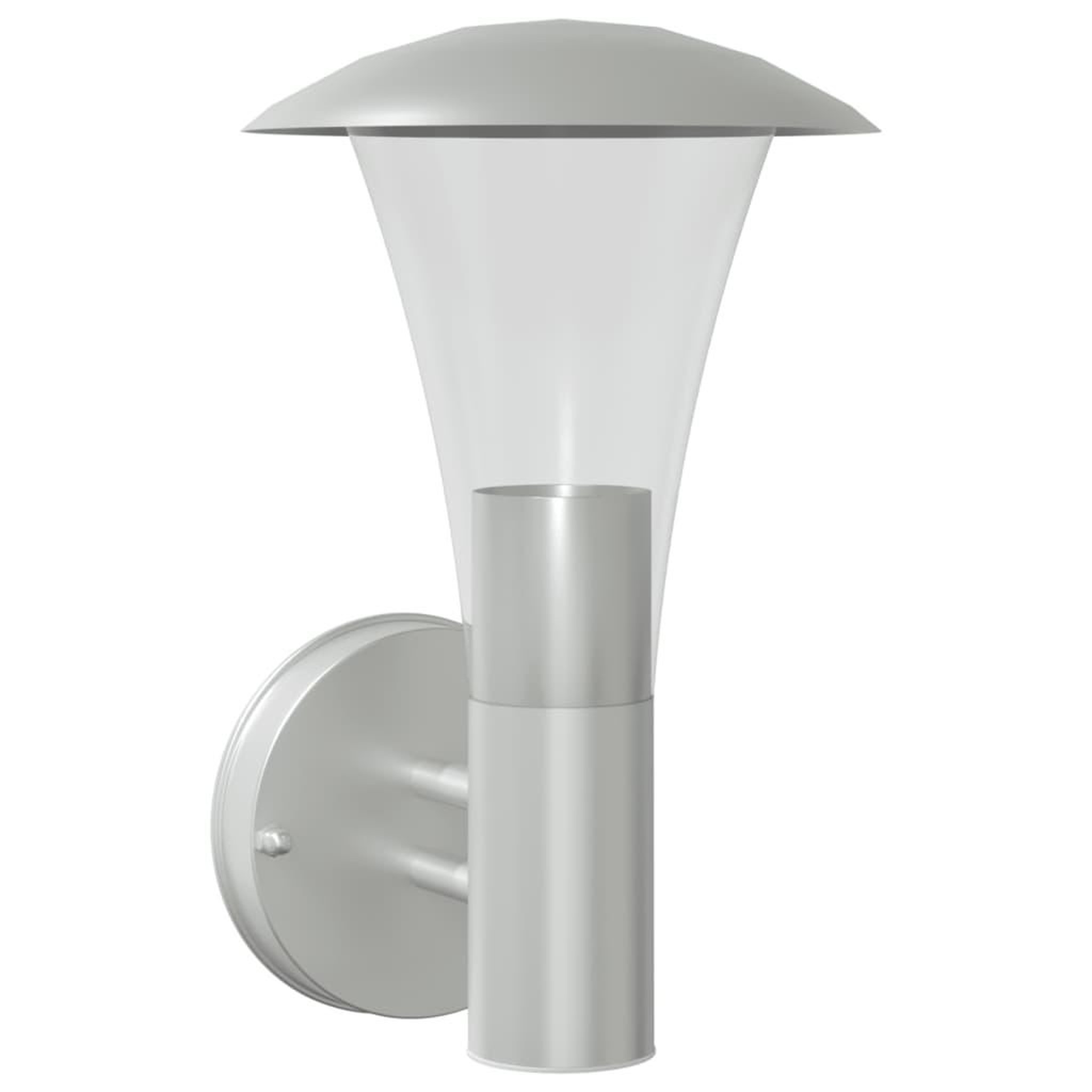 Voir la diapositive 2 : VIDAXL Applique murale d'exterieur argente acier inoxydable
