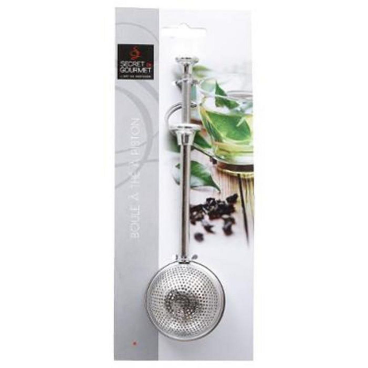 SECRET DE GOURMET Boule à Thé  Inox  18cm Argent