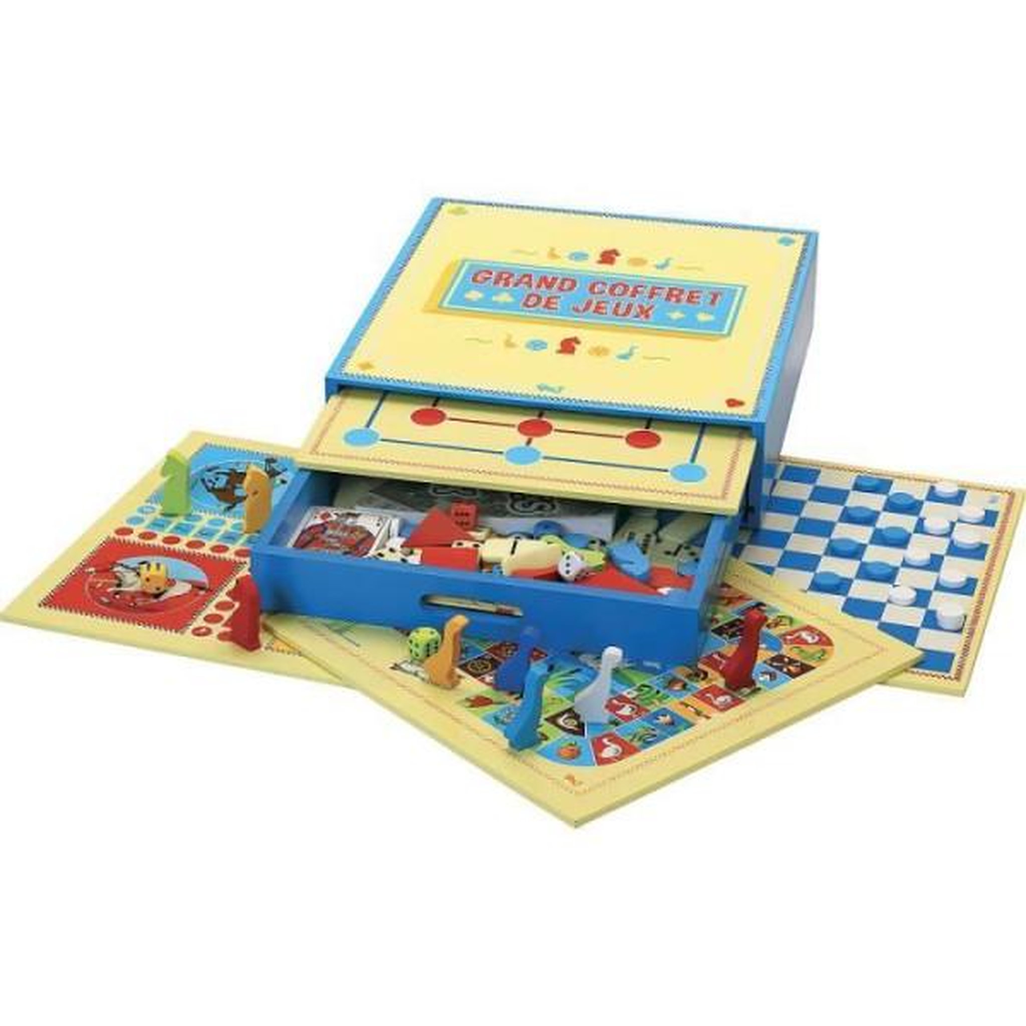 Voir la diapositive 1 : L'ARBRE A JOUER Jeu de société en bois - l'arbre a jouer - grand coffret de jeux - 200 regles