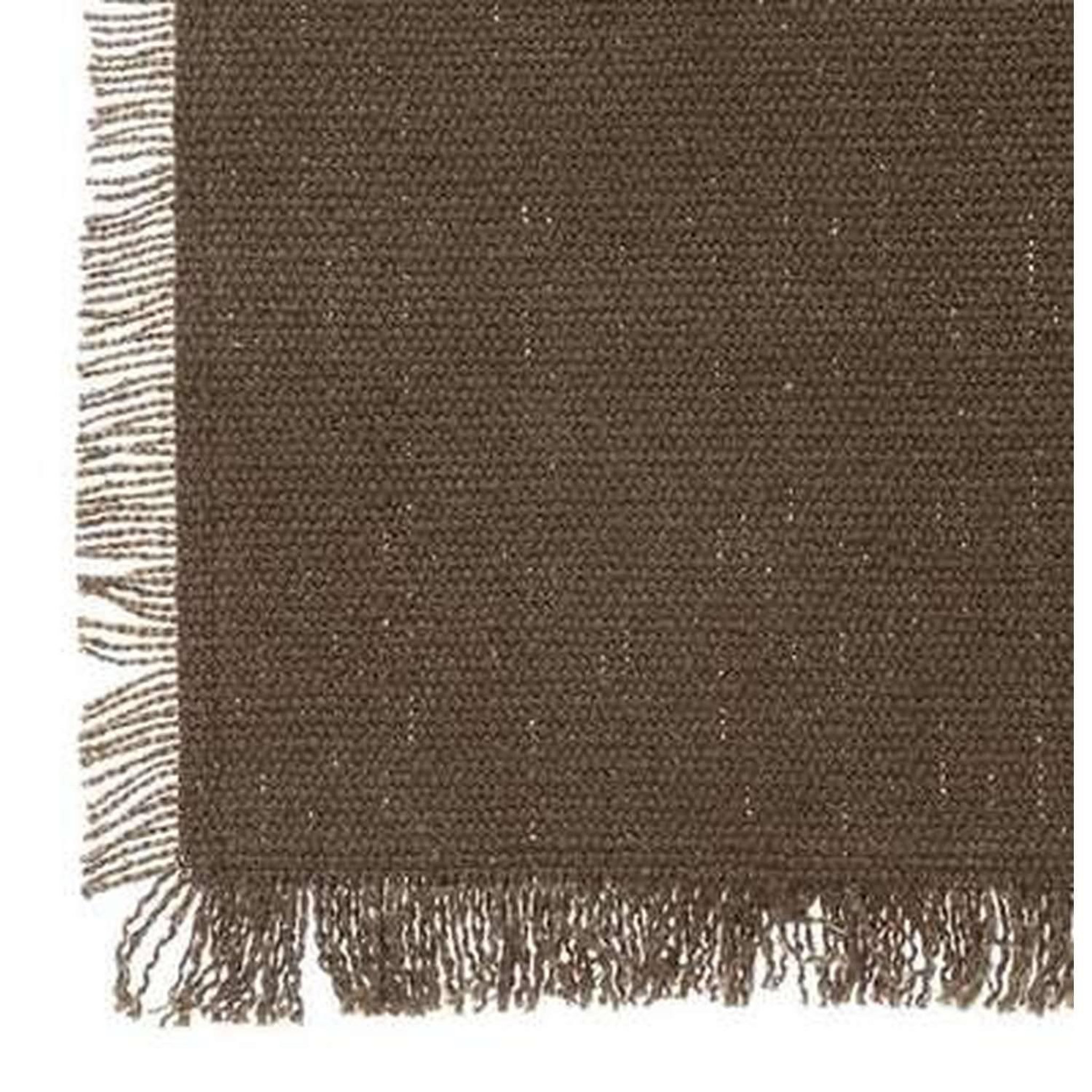 Voir la diapositive 1 : ATMOSPHERA Nappe à franges - 100% coton