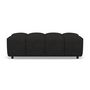Voir la diapositive 4 : LISA DESIGN Adelaide - pouf en tissu texturé