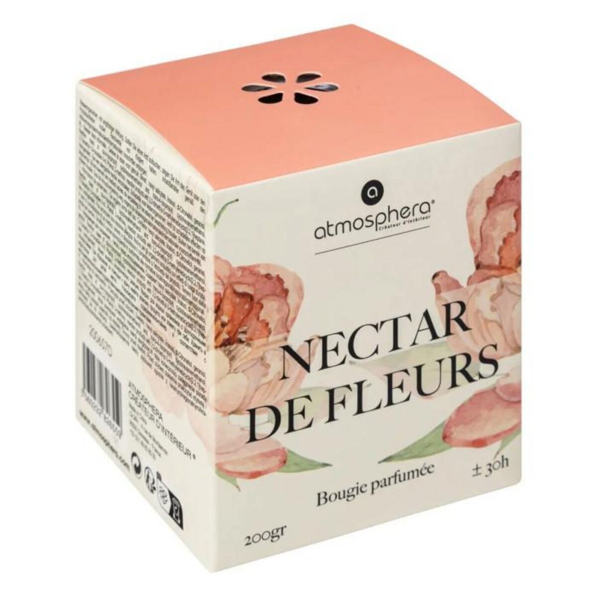 ATMOSPHERA Bougie Parfumée  Oudy  200g Nectar de Fleurs