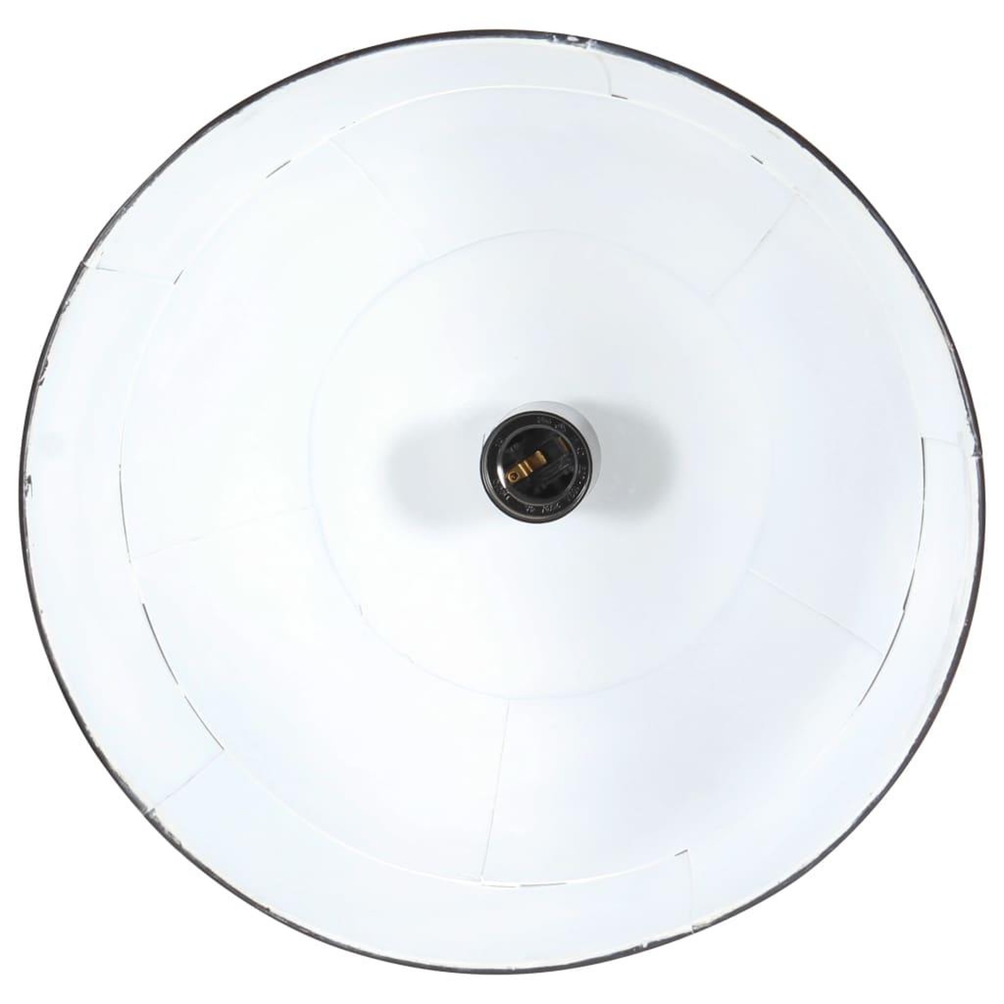 Voir la diapositive 5 : VIDAXL Lampe suspendue industrielle vintage 25 W Noir Rond 31 cm E27