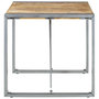 Voir la diapositive 3 : VIDAXL Table a manger 80x80x75 cm bois de manguier brut
