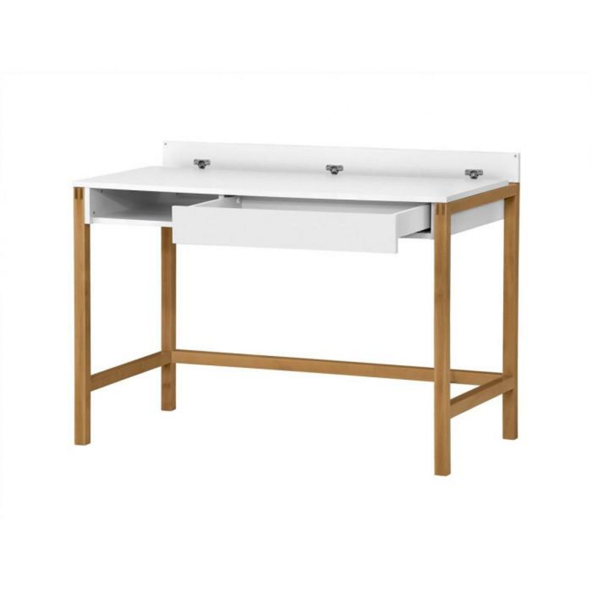 Paris Prix Bureau Design  Northgate  112cm Chêne & Blanc