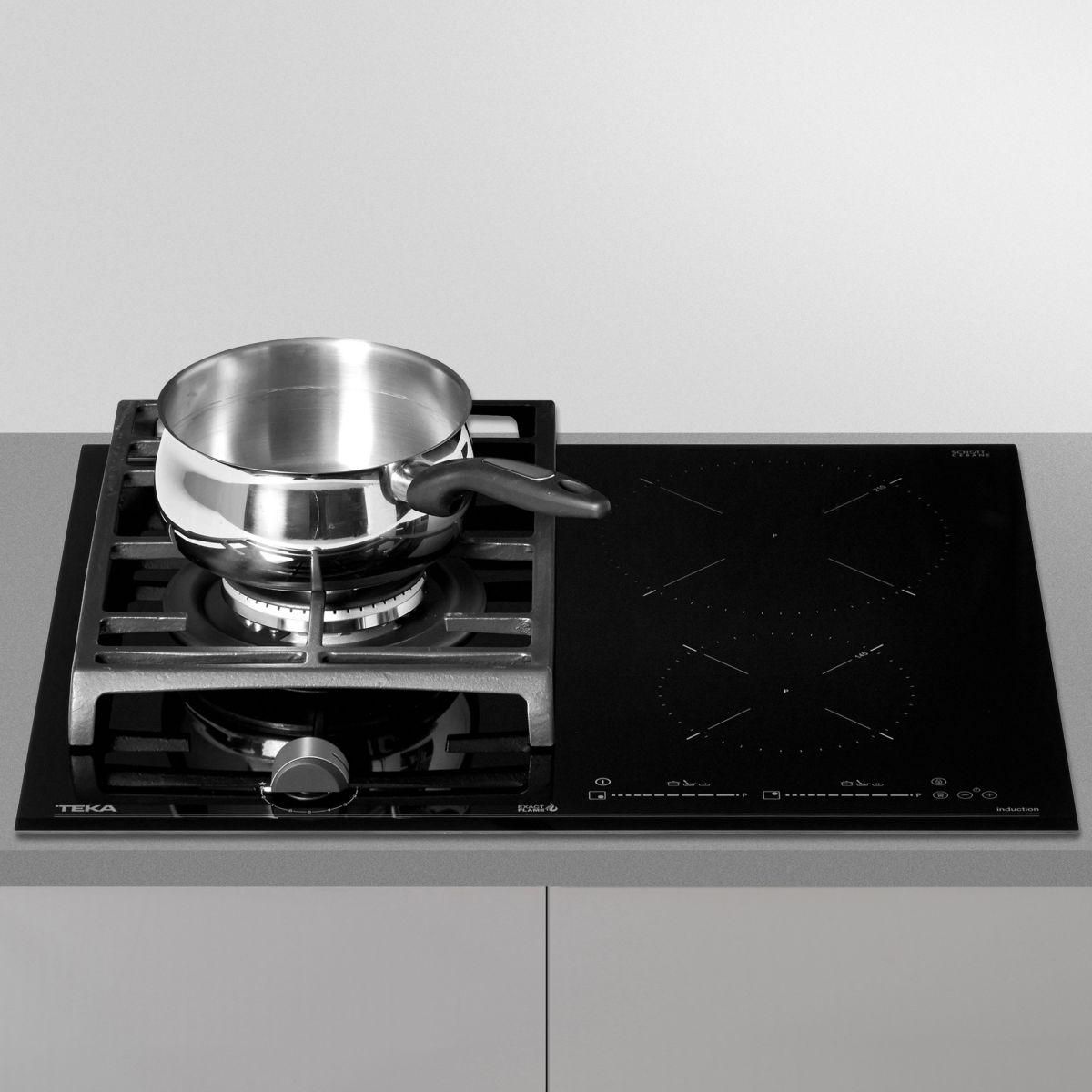 TEKA Plaque mixte induction gaz JZC 63312 ABN BK