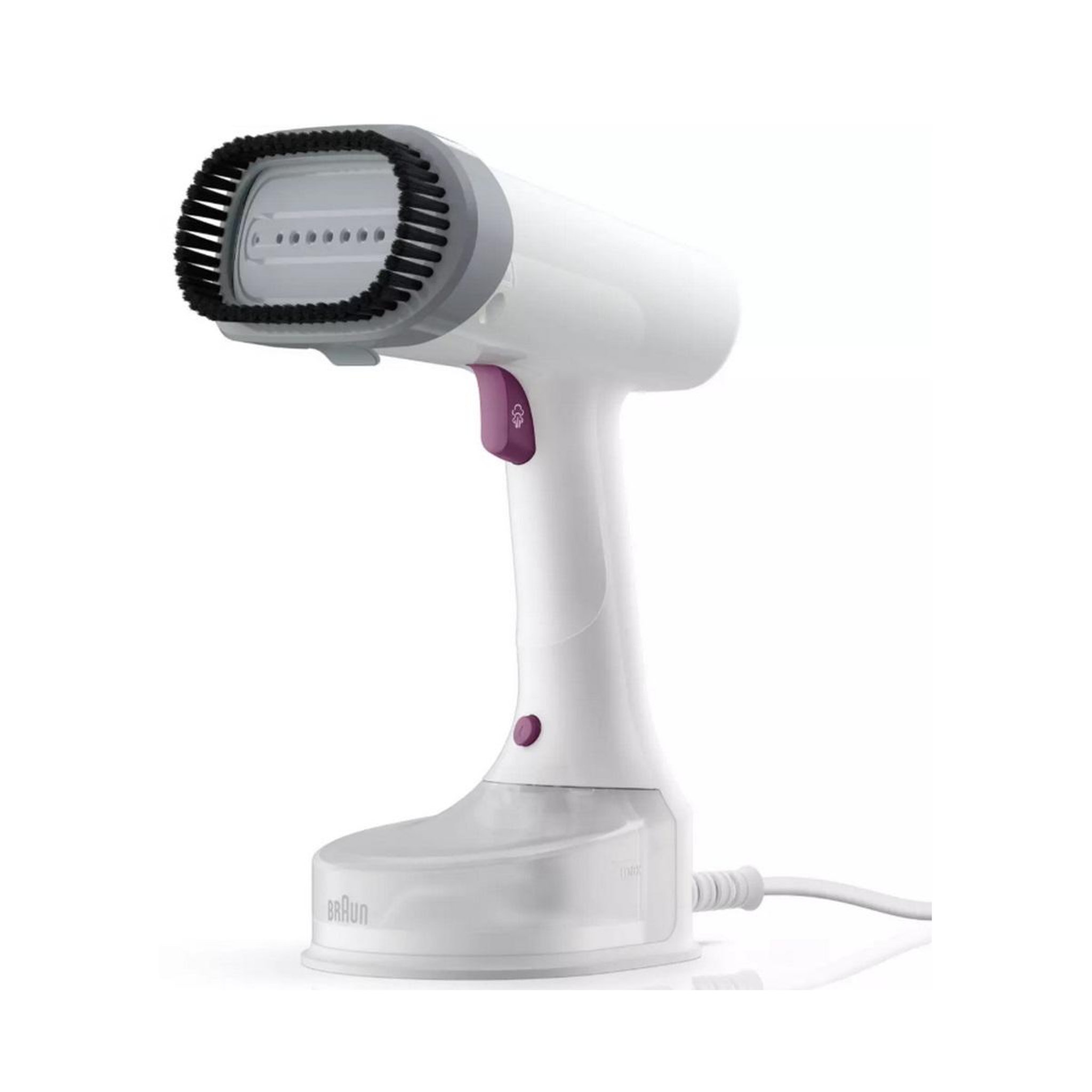 Voir la diapositive 2 : BRAUN Défroisseur vapeur à main 22g/mn 1200w blanc - gs5011pu