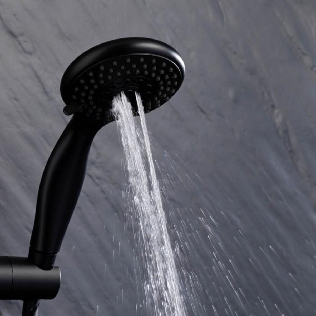 Paris Prix Ensemble de Douche 3 Fonctions  Hydro  22cm Noir