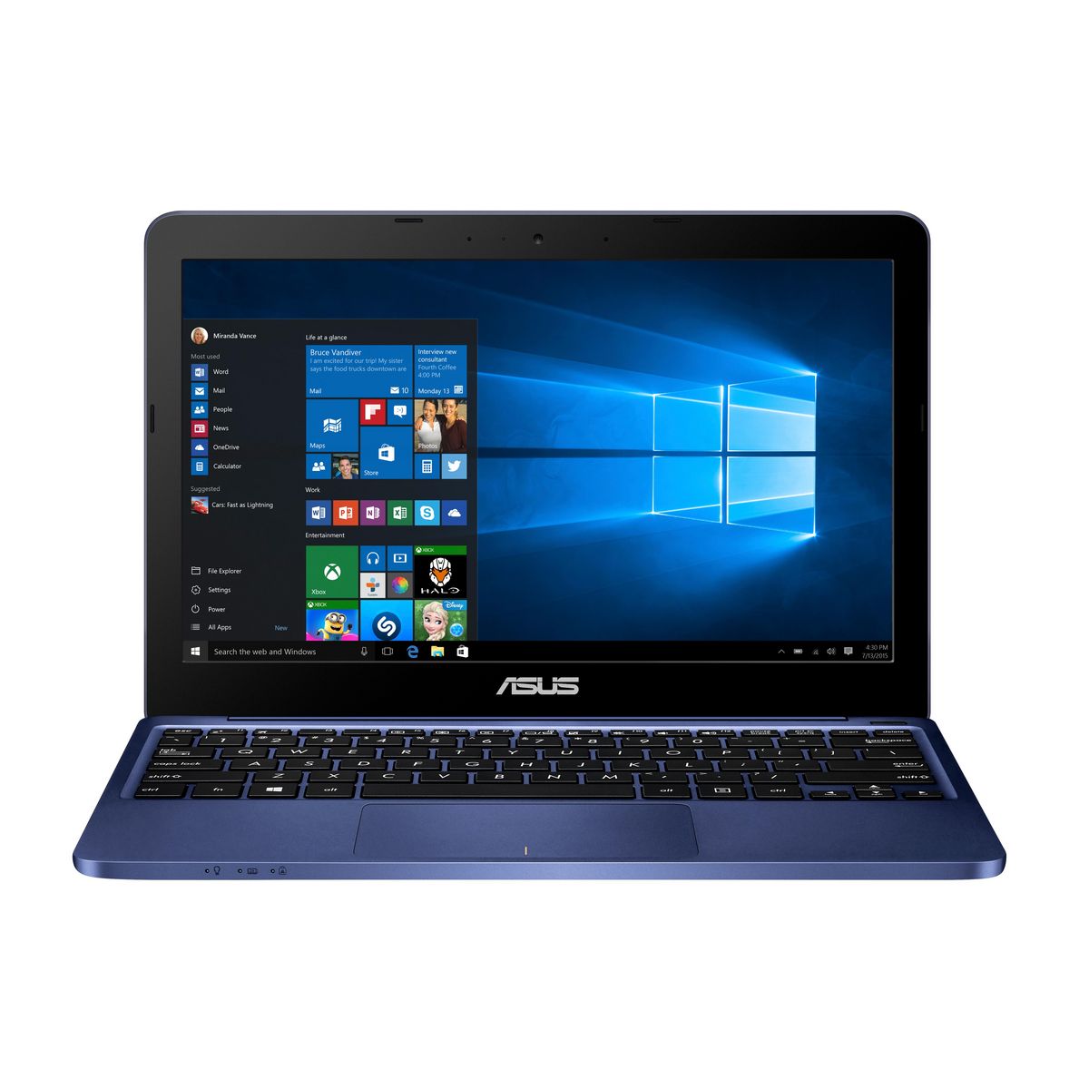 ASUS Ordinateur portable X206HA-FD0018TS bleu nuit