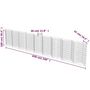 Voir la diapositive 6 : VIDAXL Mur de gabion Acier galvanise 630x30x100 cm