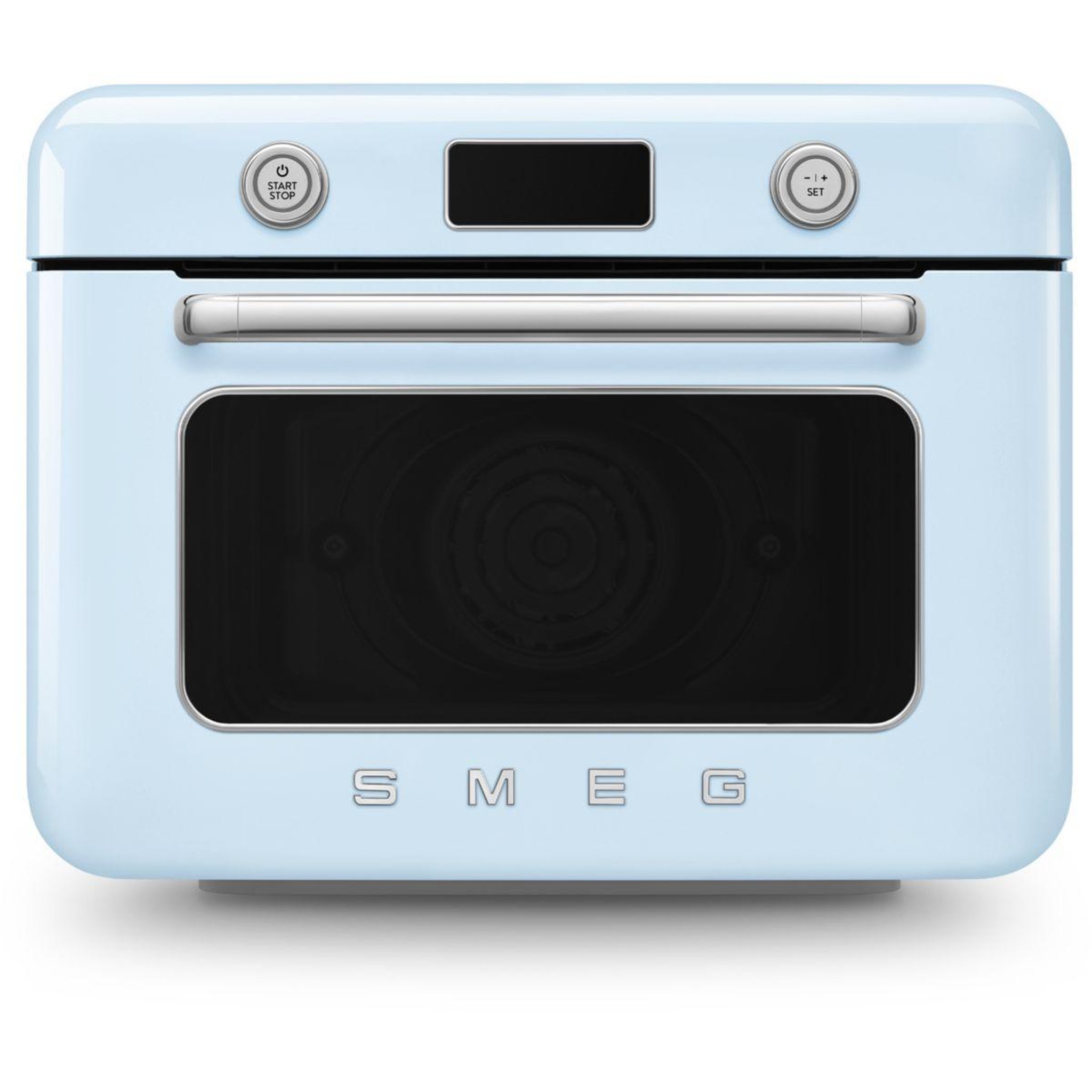 Voir la diapositive 1 : SMEG Mini four combiné vapeur 1800w bleu azur - COF01PBEU