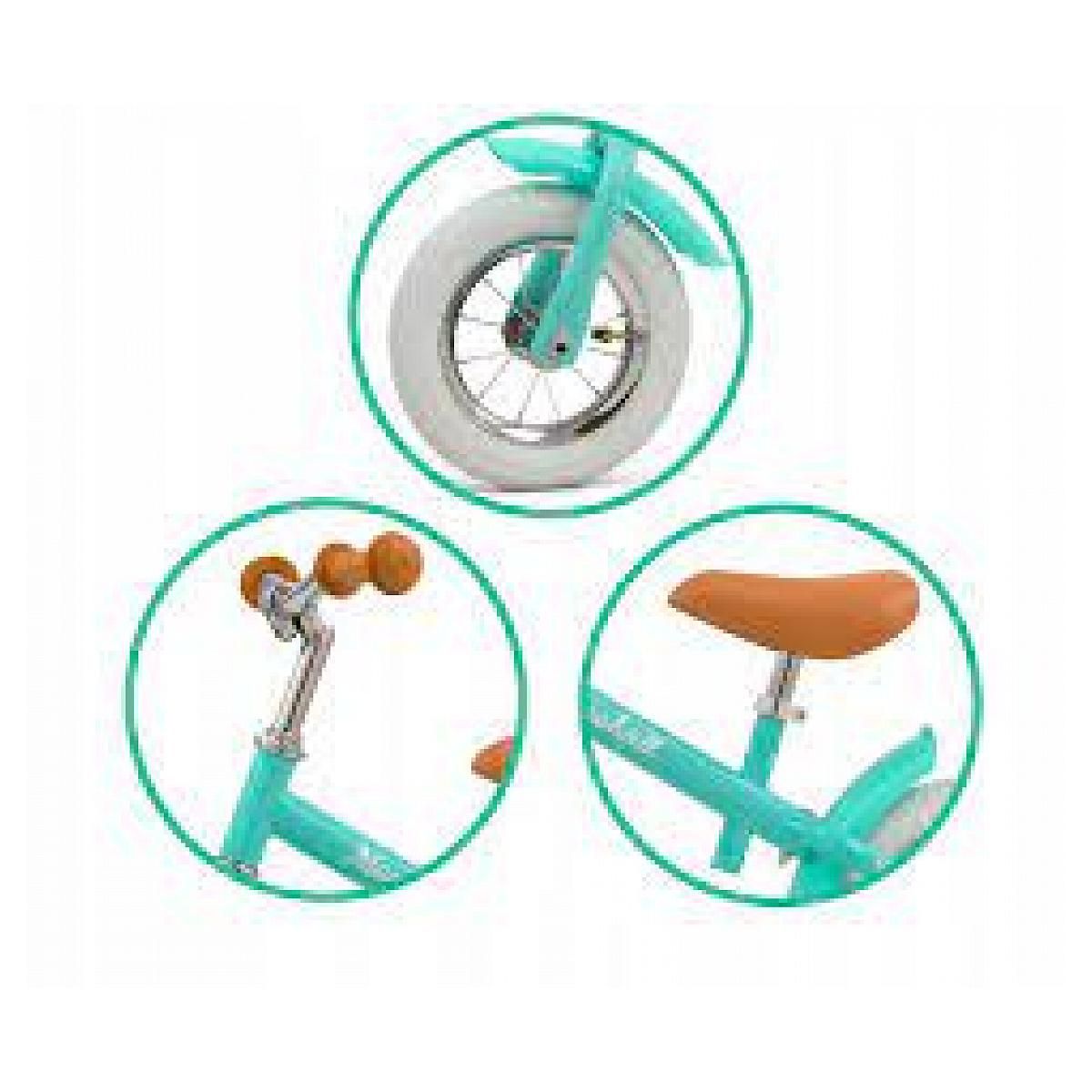 MILLY MALLY Vélo Draisienne Marshall 10 Pouces Menthe pour Enfants