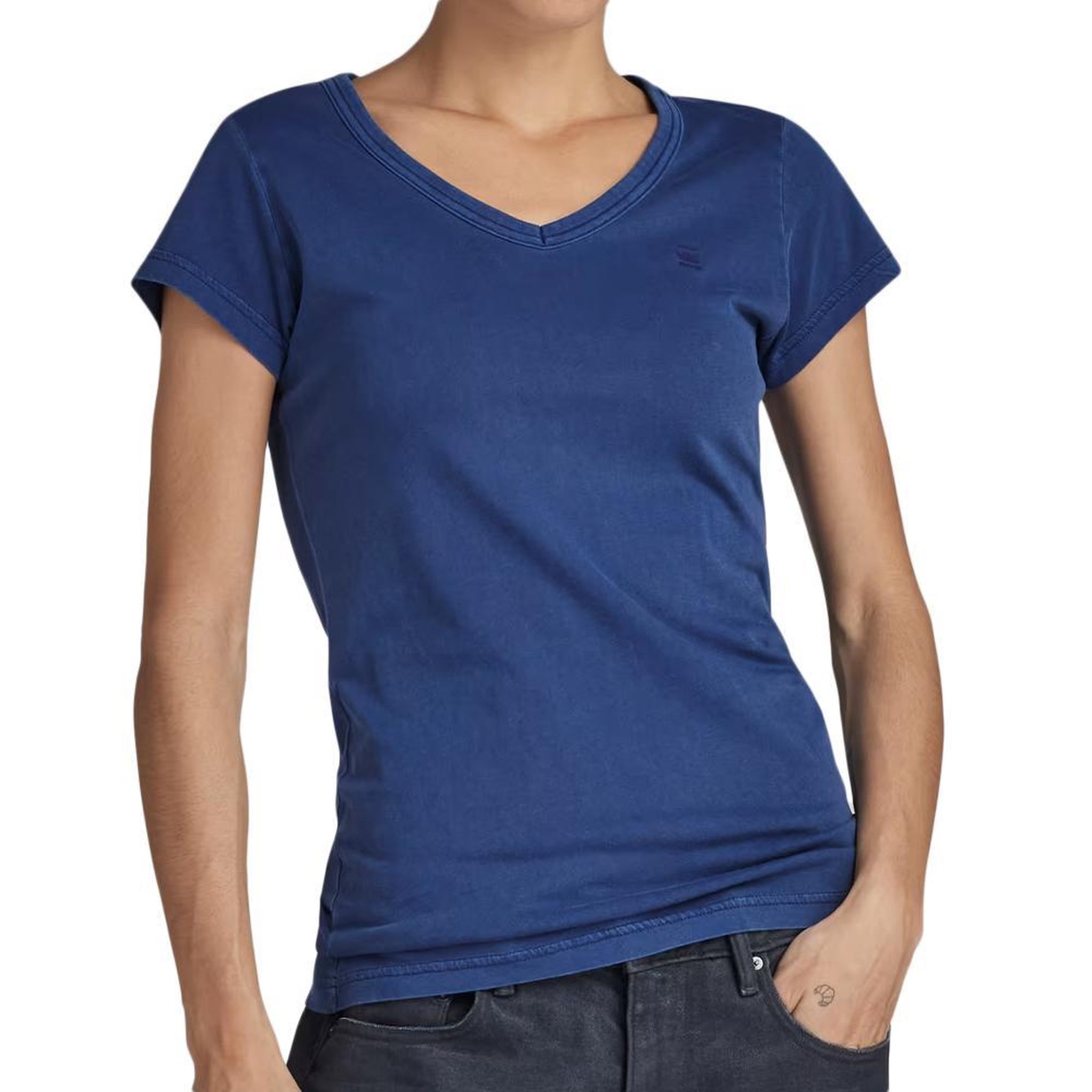 G-Star Raw T shirt  Roi Femme G Star Raw Eyben D21314. Coloris disponibles : Bleu