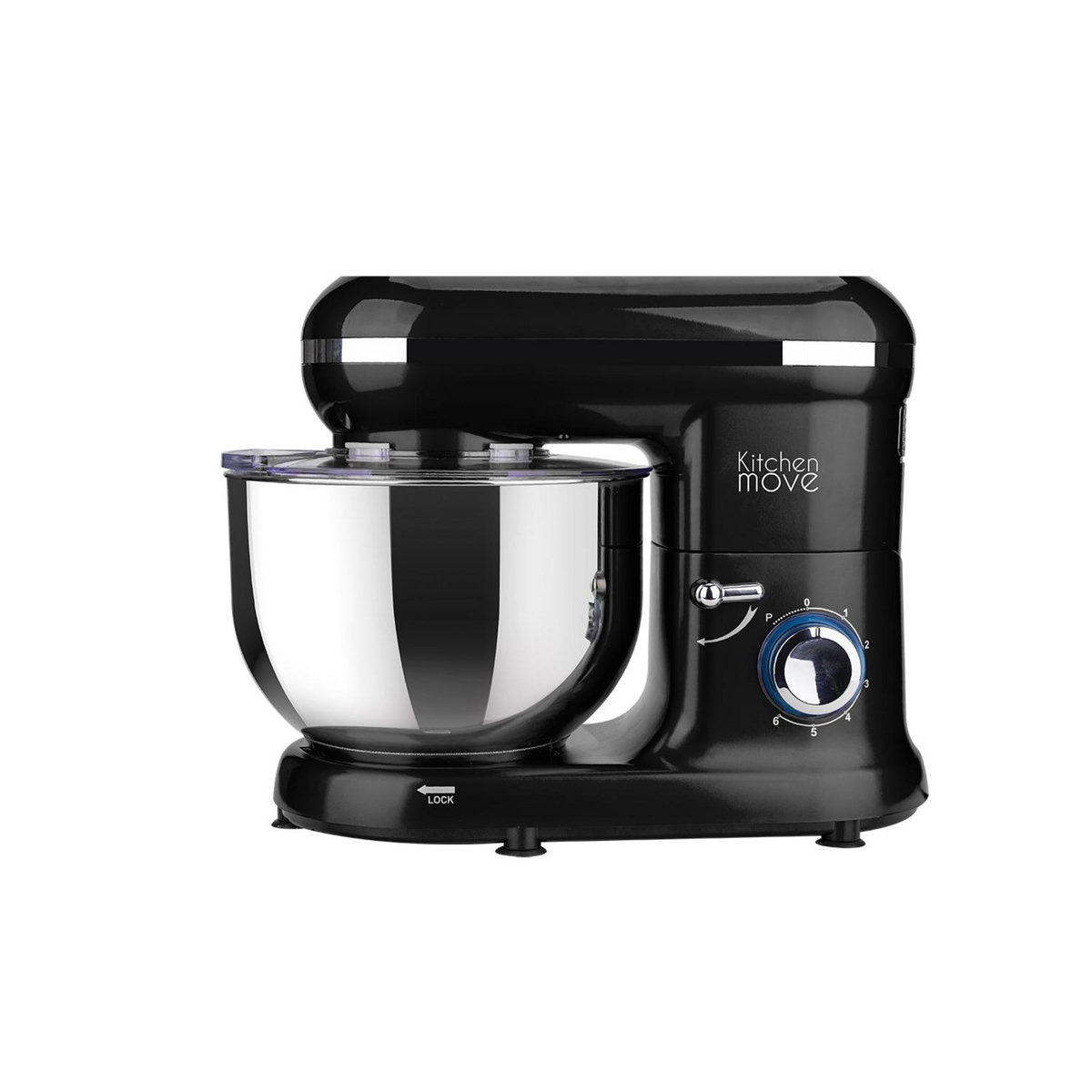 Kitchen move Robot pâtissier multifonctions 5.5l 1500w noir - bat-1519 black