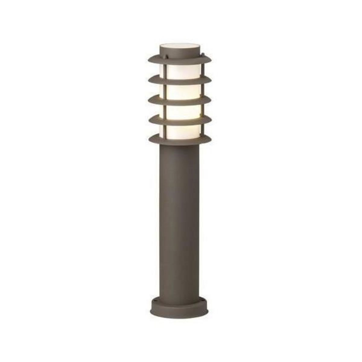 BRILLIANT Borne d'extérieur LED H51cm Oskar - BRILLIANT - Marron Rouille - Design Contemporain