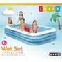 Voir la diapositive 3 : INTEX Petite piscine gonflable 3.05 x 1.83 m -  givrée - 58484np
