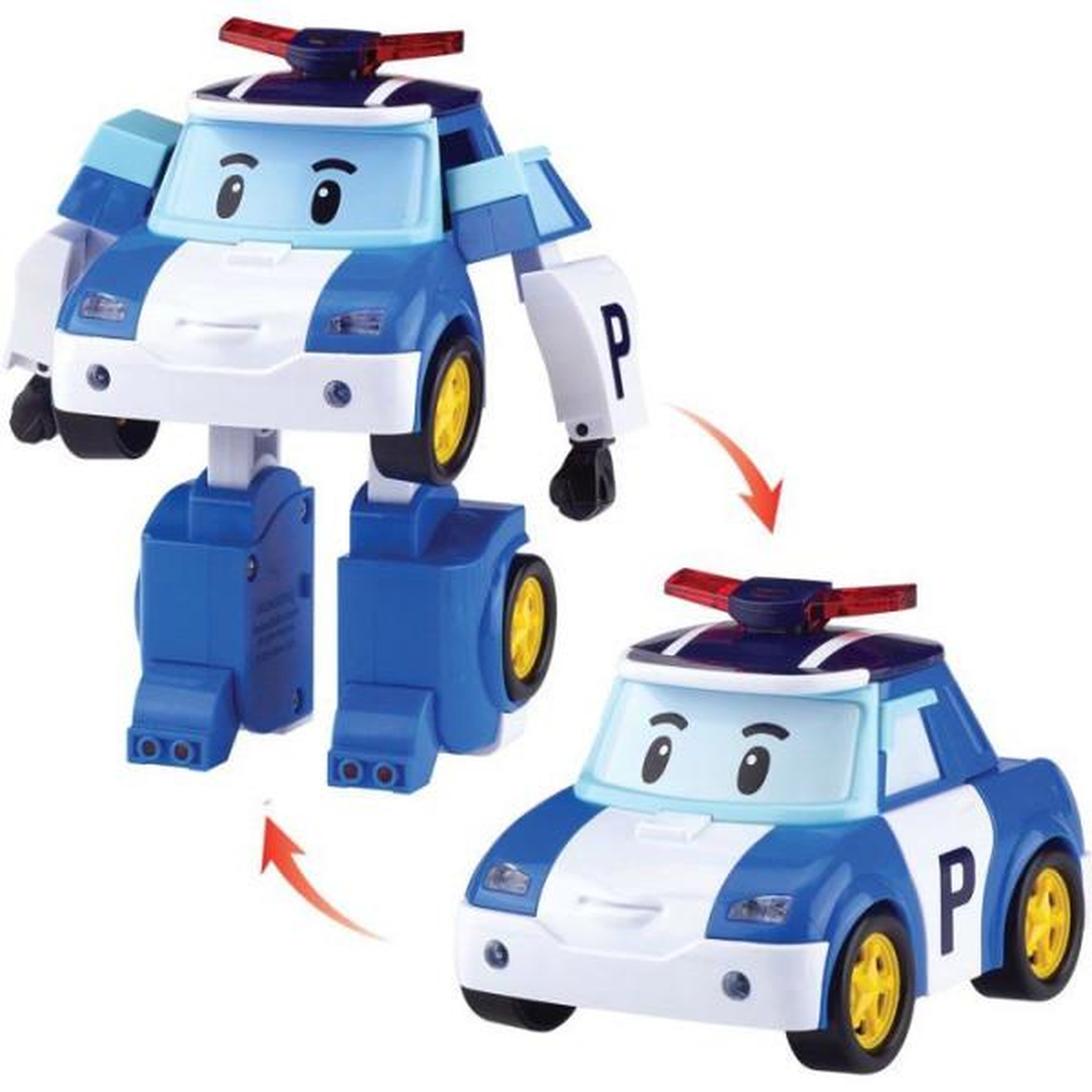 Voir la diapositive 5 : SILVERLIT Robocar Vehicule Transformable Poli
