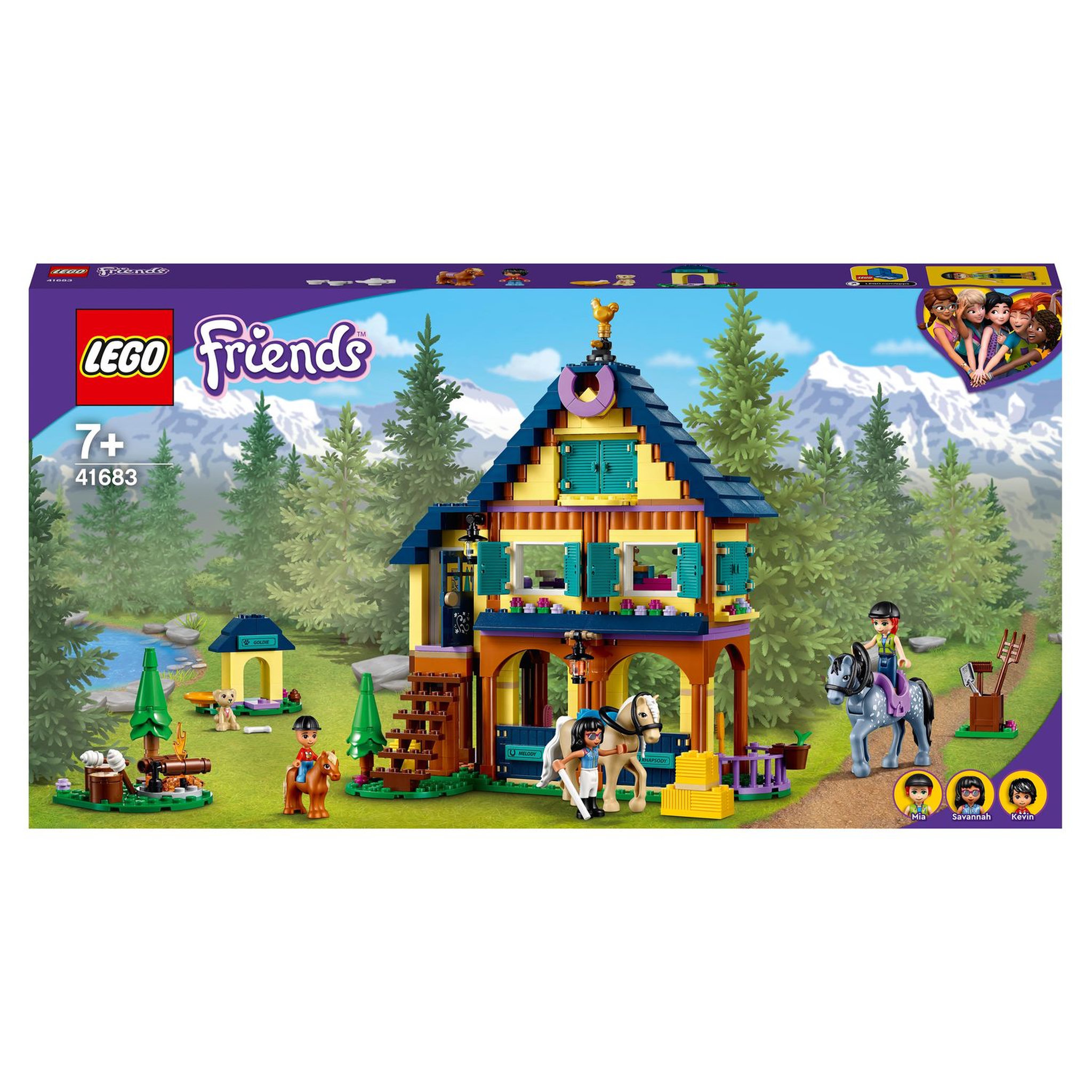 Voir la diapositive 1 : LEGO Friends 41683 - Le centre équestre de la forêt dès 7 ans