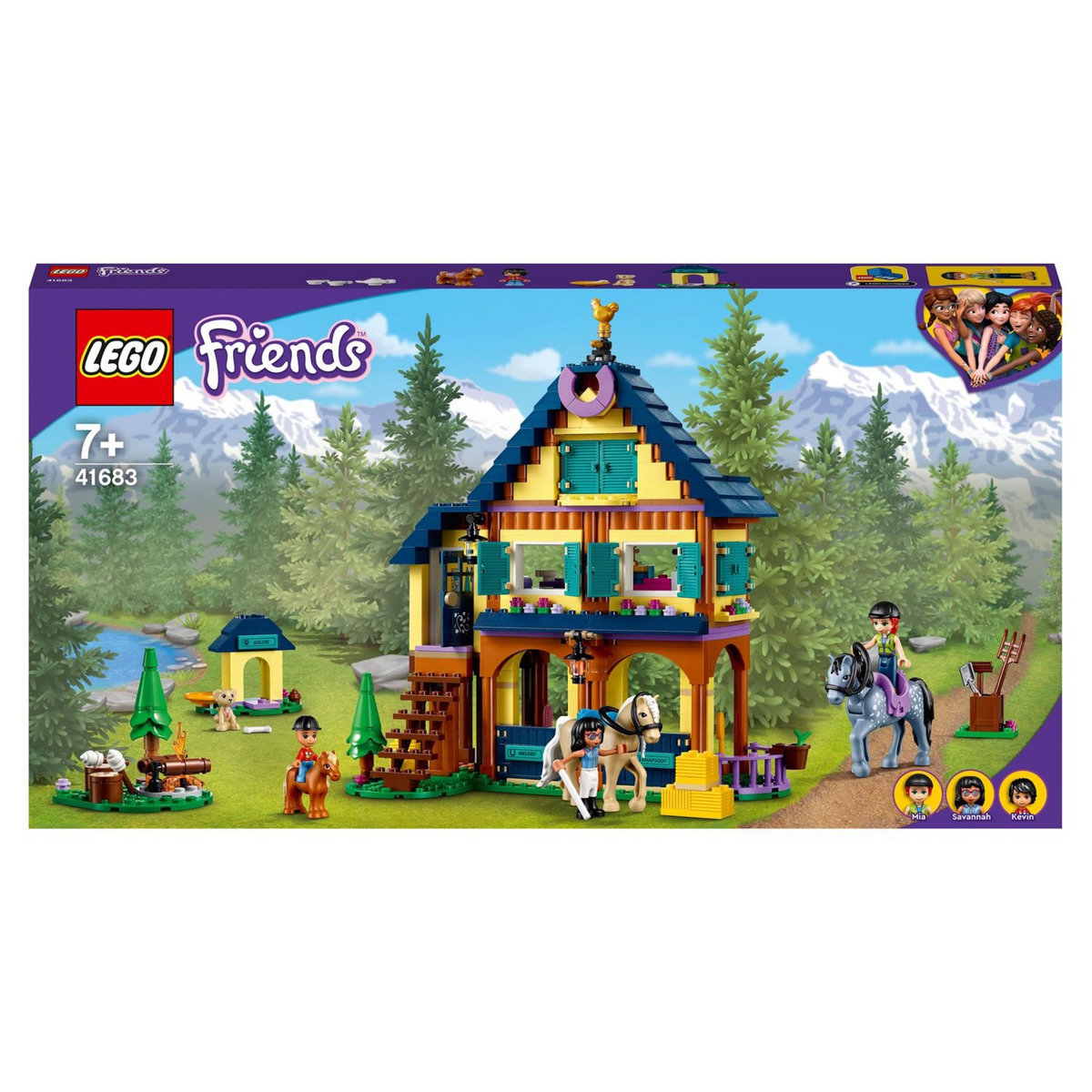 LEGO Friends 41683 - Le centre équestre de la forêt dès 7 ans