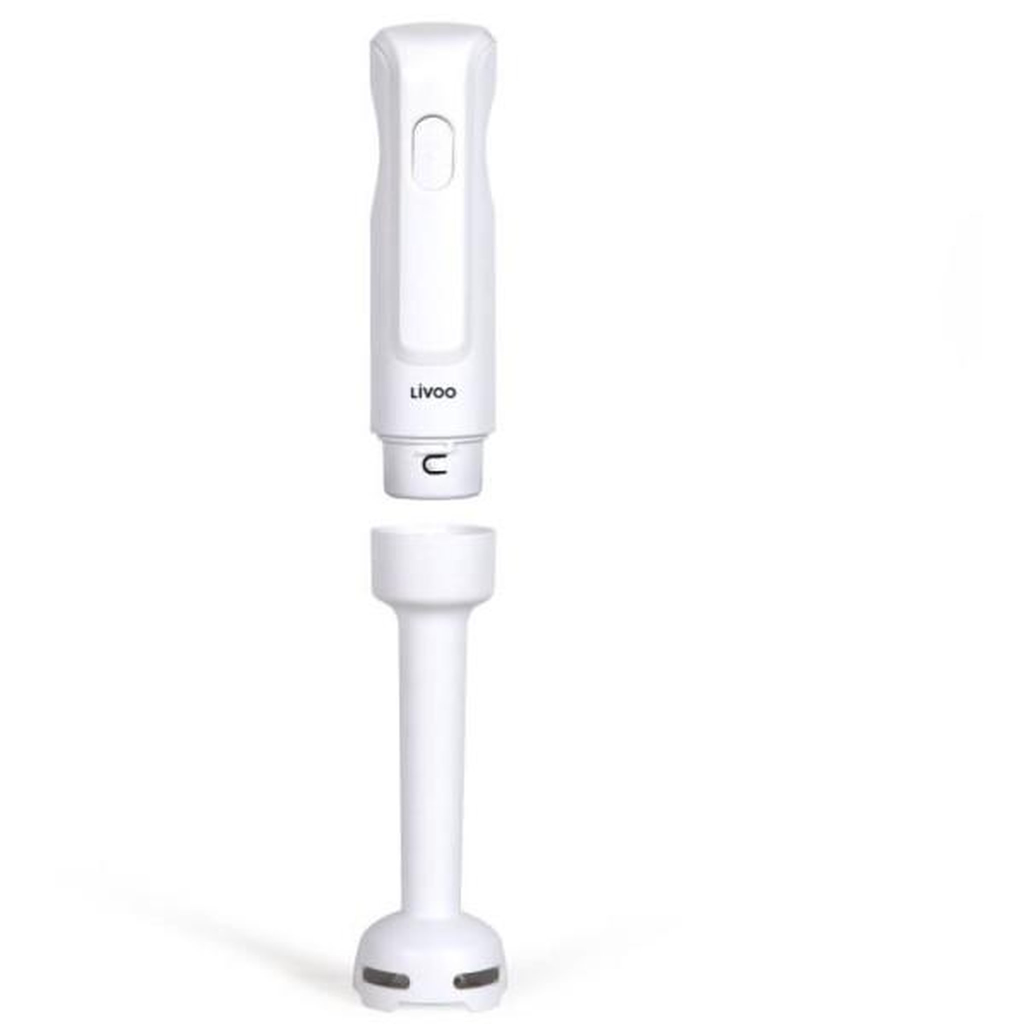 Voir la diapositive 4 : LIVOO Mixeur Electrique  plongeant - LIVOO - 300 W - 2 lames en acier inoxydable - 1 vitesse - 19 000 tours / min - Blanc