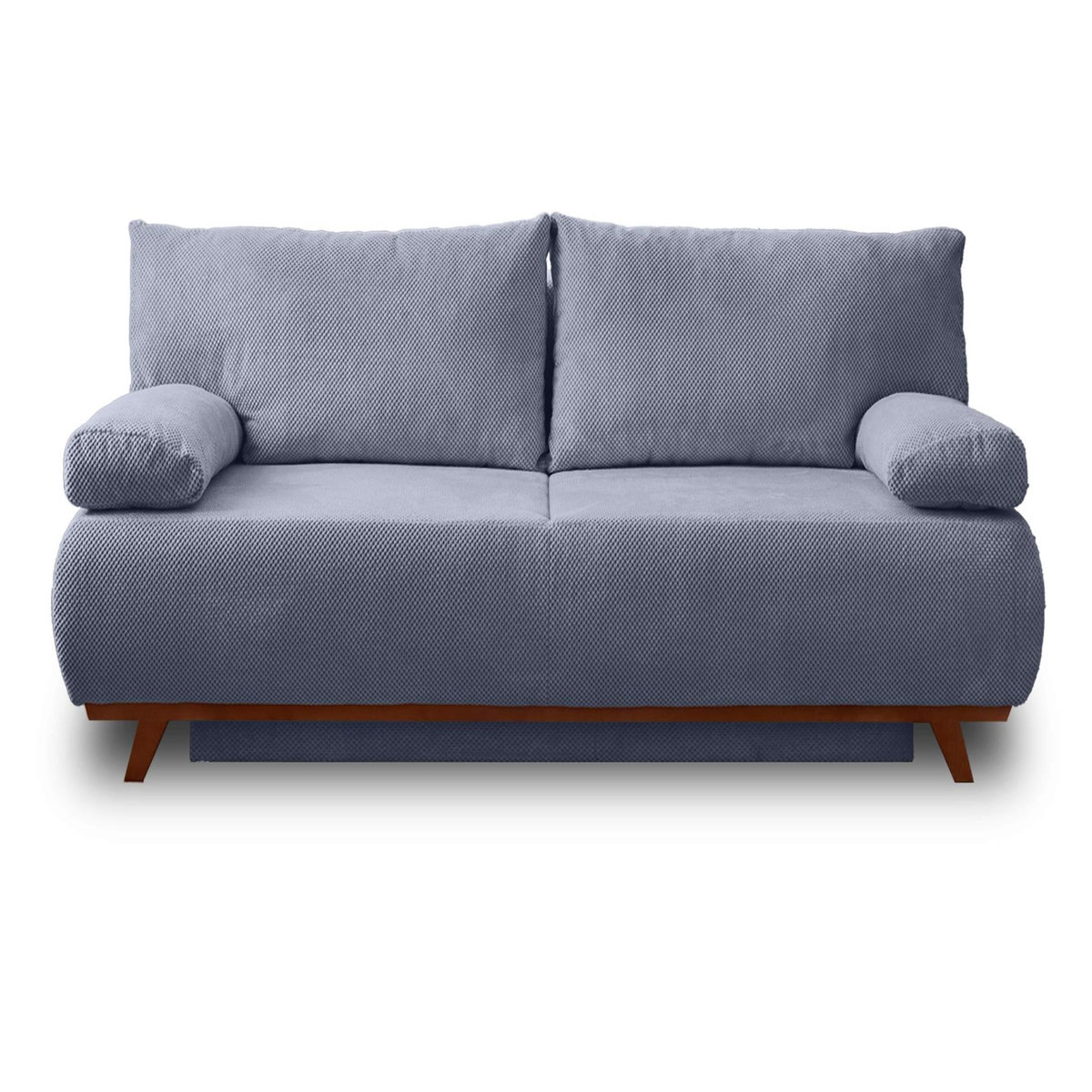BEST MOBILIER Cristal - canapé 3 places - convertible avec coffre - en velours texturé