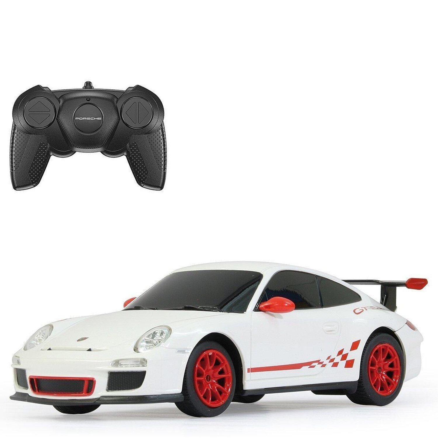 Voiture télécommandée porsche gt3 rs 1:24 blanc 2,4ghz