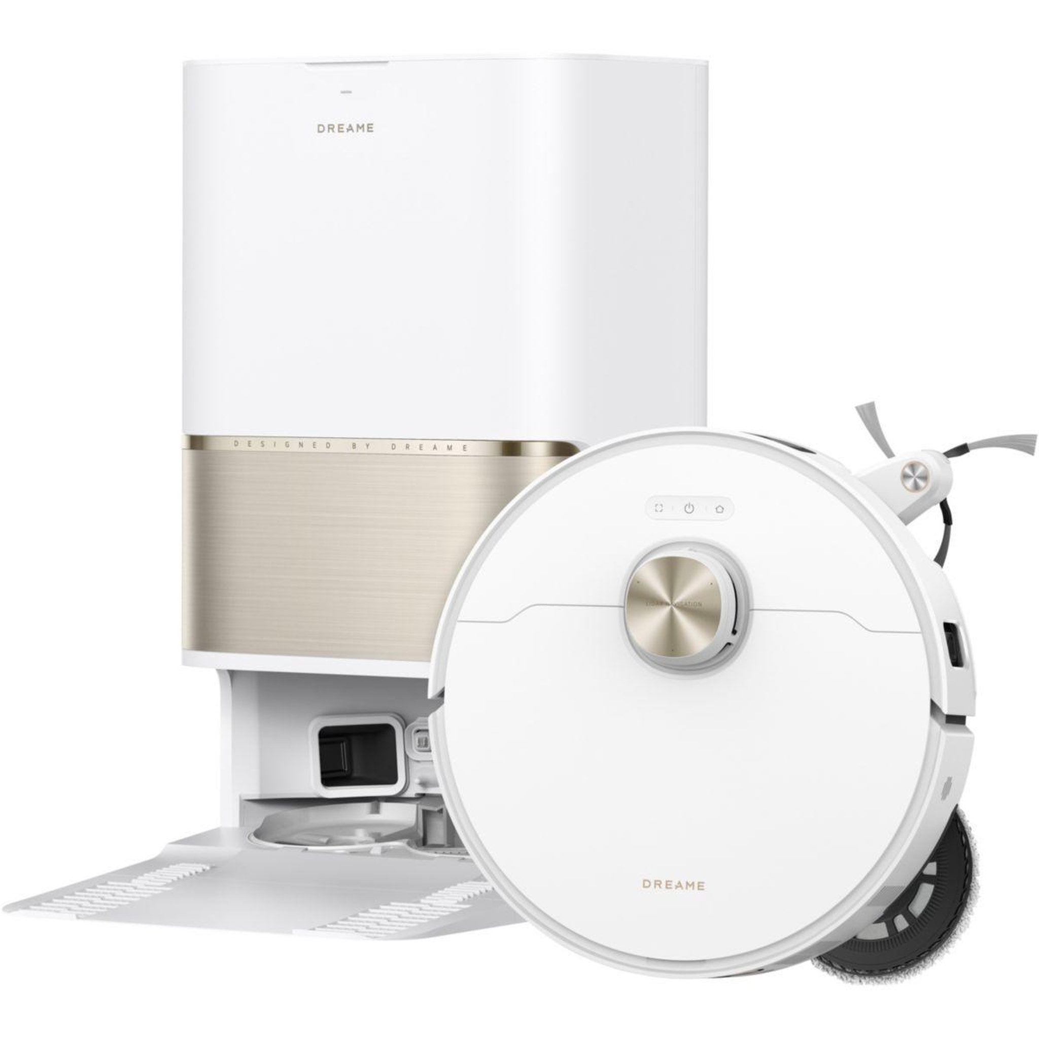 Voir la diapositive 2 : DREAME Robot aspirateur laveur l50s pro ultra white