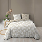 Douceur d'Intérieur Housse de couette 240x220 + 2 taies OLIANA 100% coton 57 fils