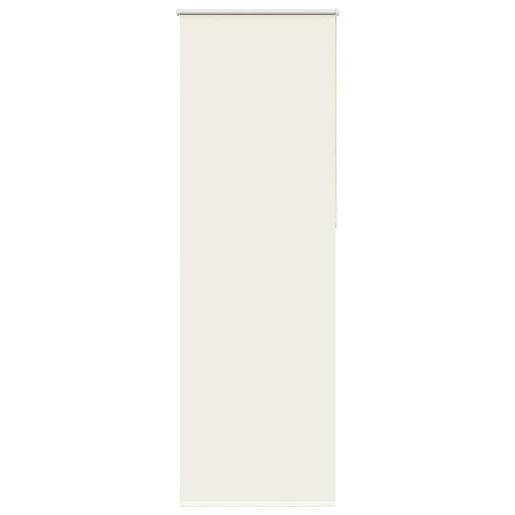 VIDAXL Store enrouleur occultant blanc casse 65x210cm largeur du tissu