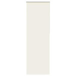 VIDAXL Store enrouleur occultant blanc casse 65x210cm largeur du tissu