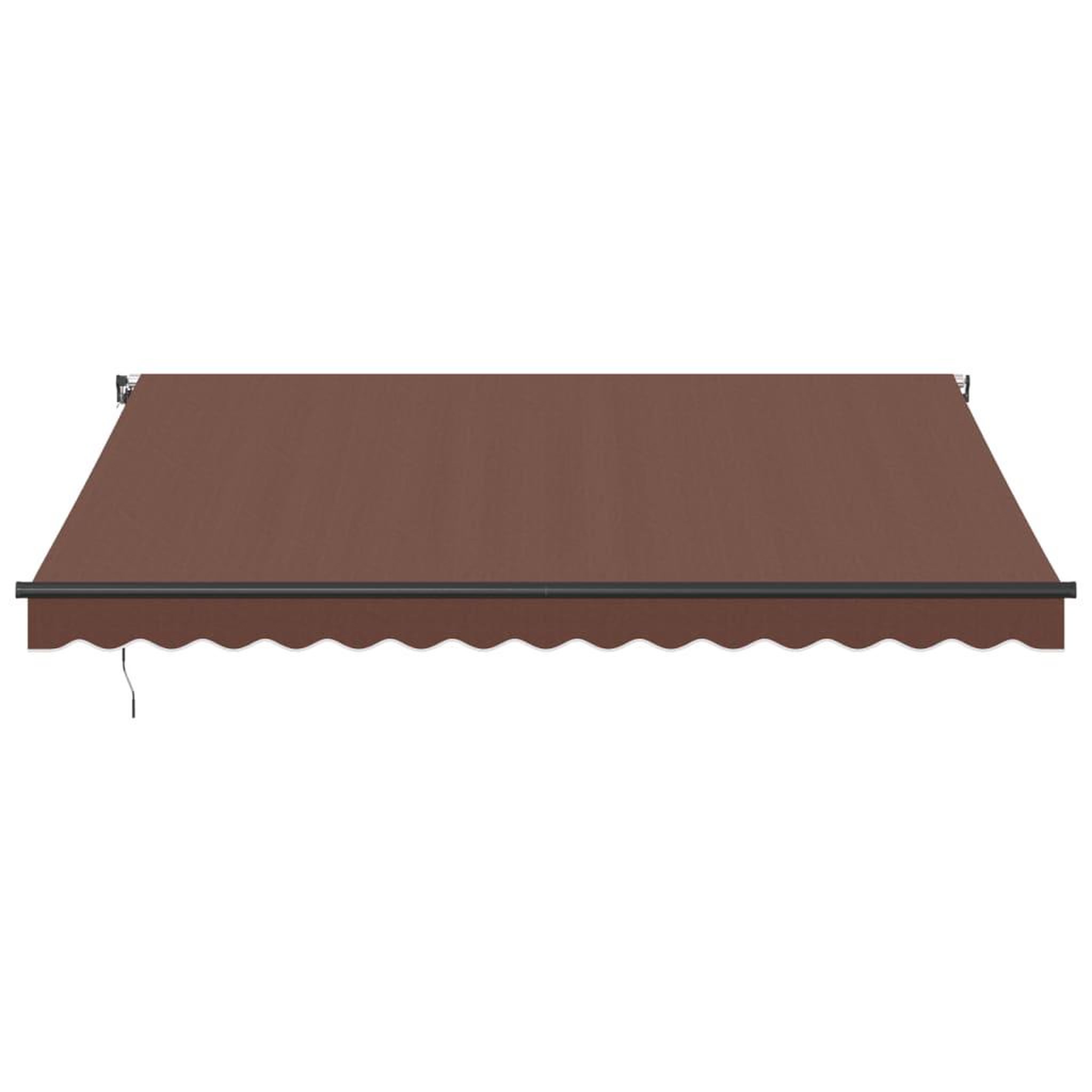 Voir la diapositive 3 : VIDAXL Auvent manuel retractable marron 400x350 cm