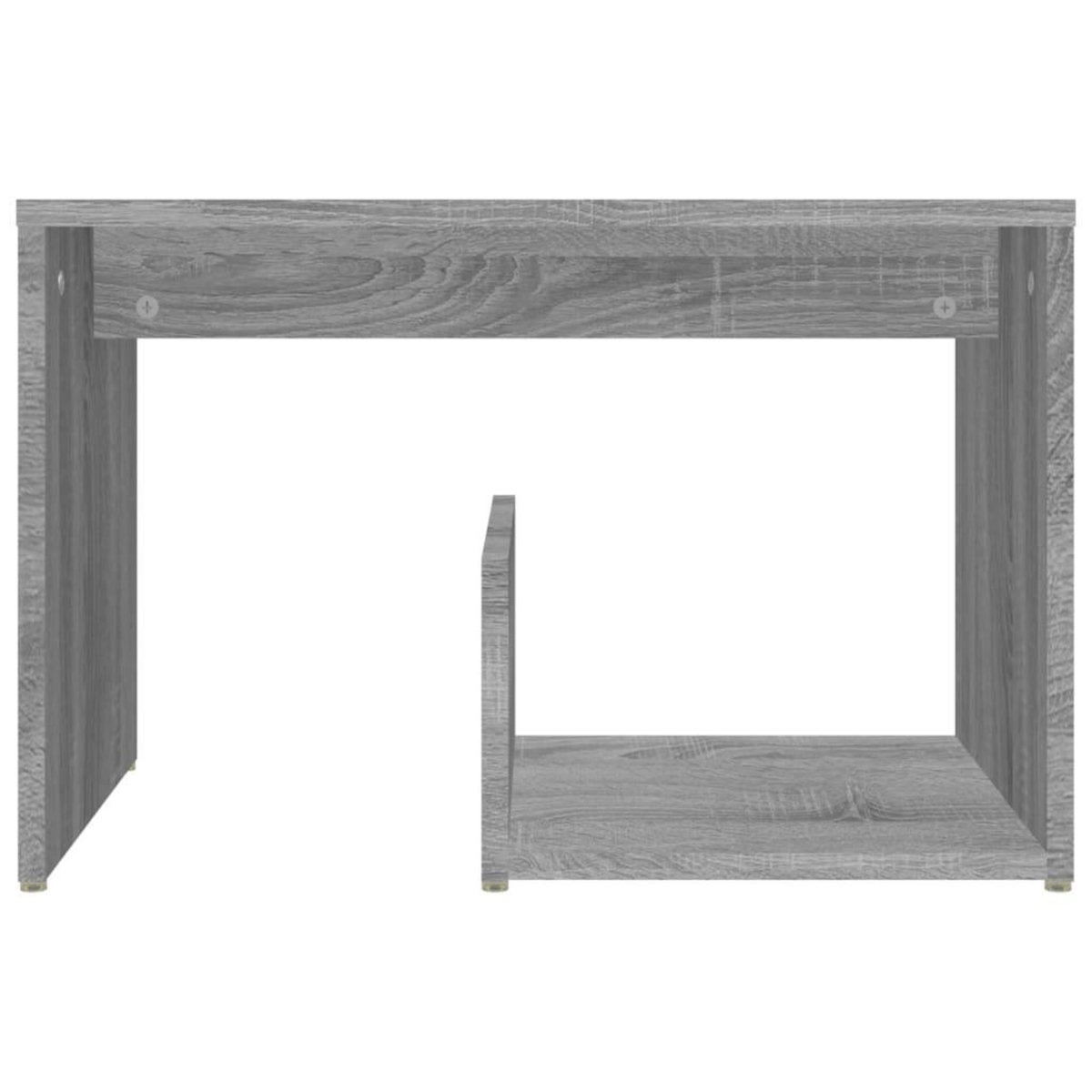 VIDAXL Table d'appoint Sonoma gris 59x36x38 cm Bois d'ingenierie
