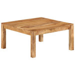 VIDAXL Table basse 80x80x40 cm Bois d'acacia massif