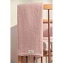 Voir la diapositive 3 : COMBELLE Couverture réversible 70x100cm - Promenade Bucolique en Rose pour Bébé