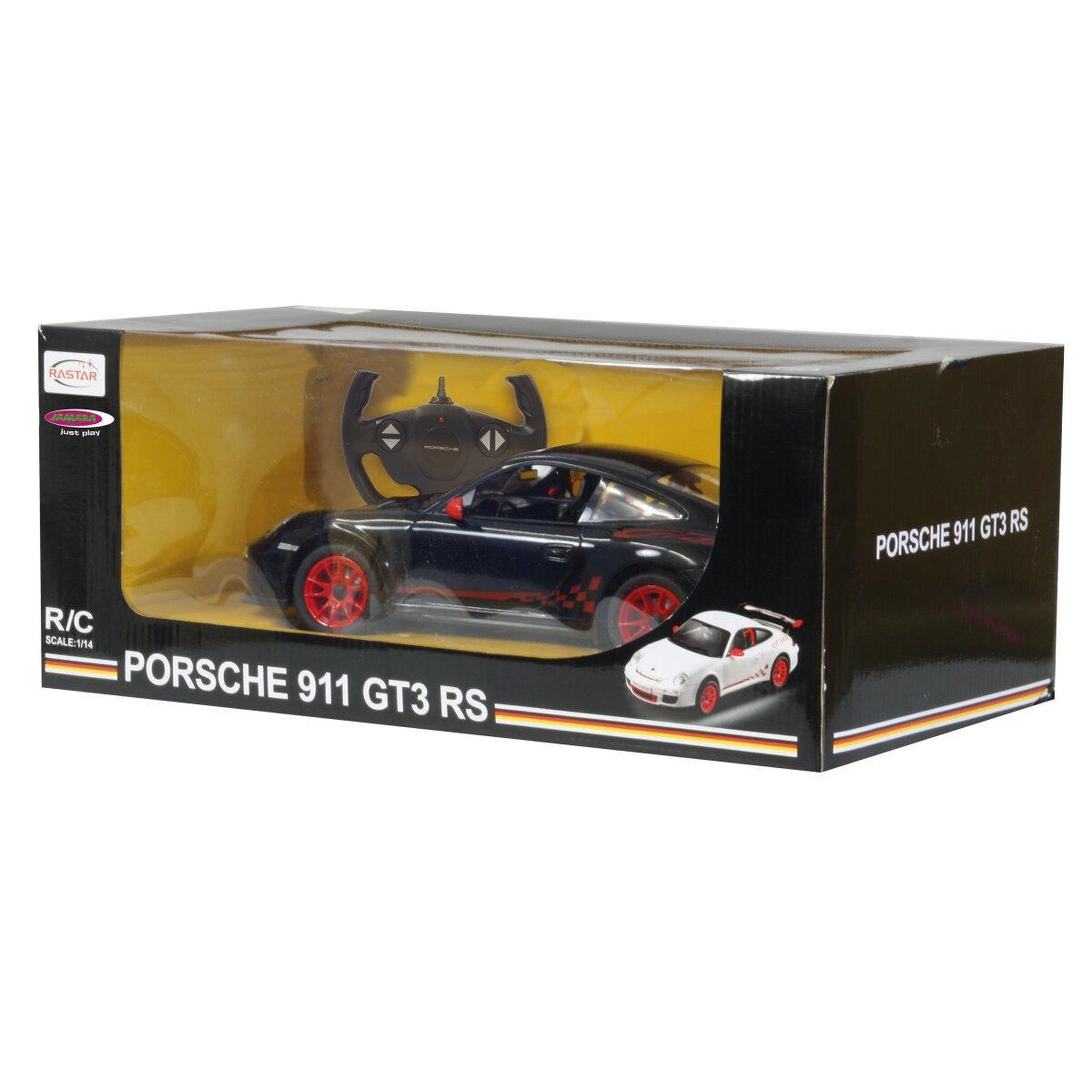 Voir la diapositive 3 : Jamara Voiture télécommandée Porsche GT3 RS 1:14 noir 2,4GHz