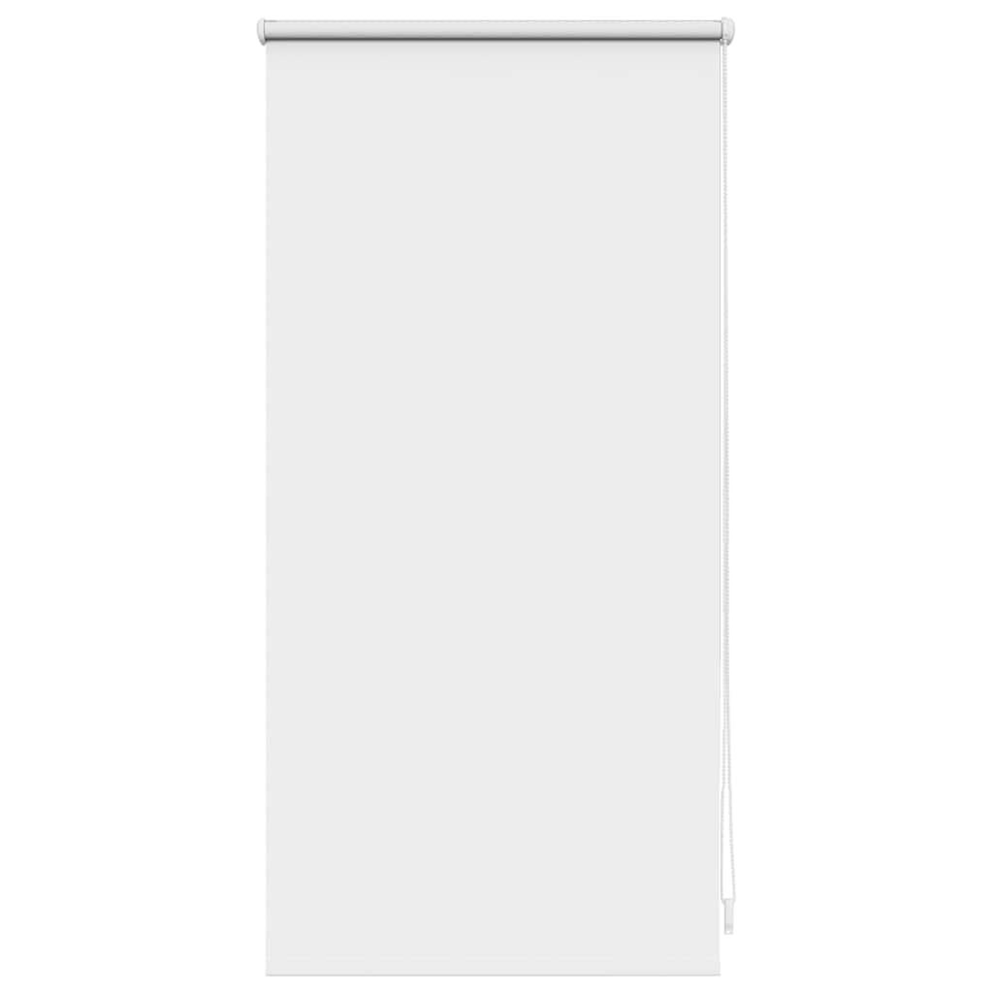 VIDAXL Store enrouleur occultant 44,4 x 100 cm, largeur du tissu 40 cm, blanc