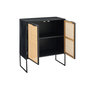 Voir la diapositive 5 : Paris Prix Buffet 2 Portes  Rickey  89cm Noir & Naturel