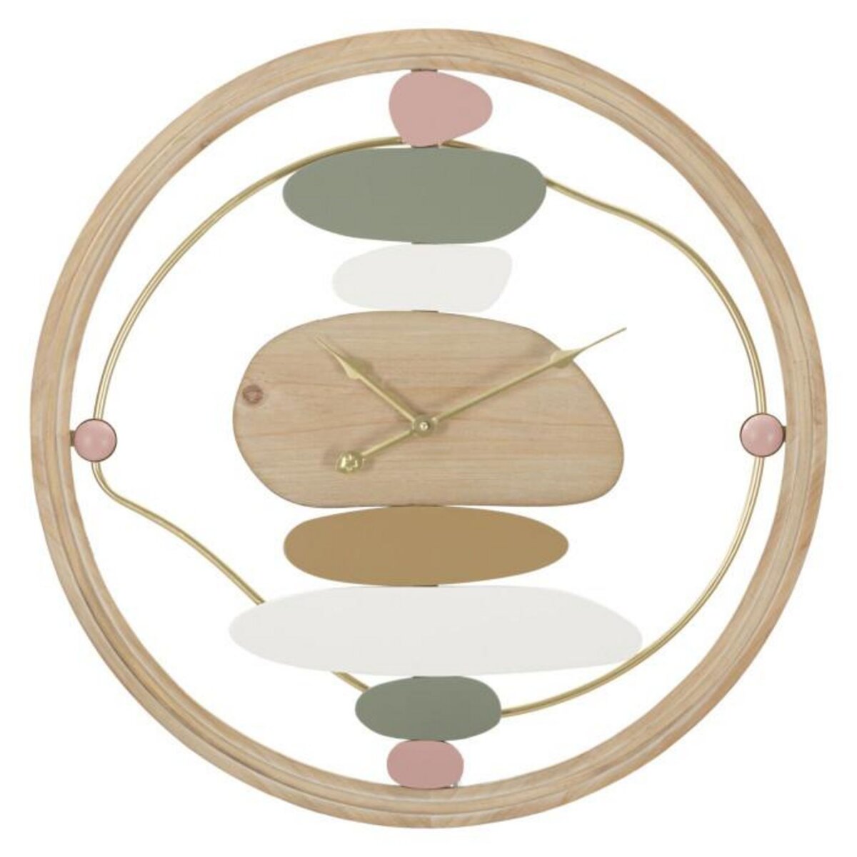 Paris Prix Horloge Murale Design  Colorful  57cm Multicolore