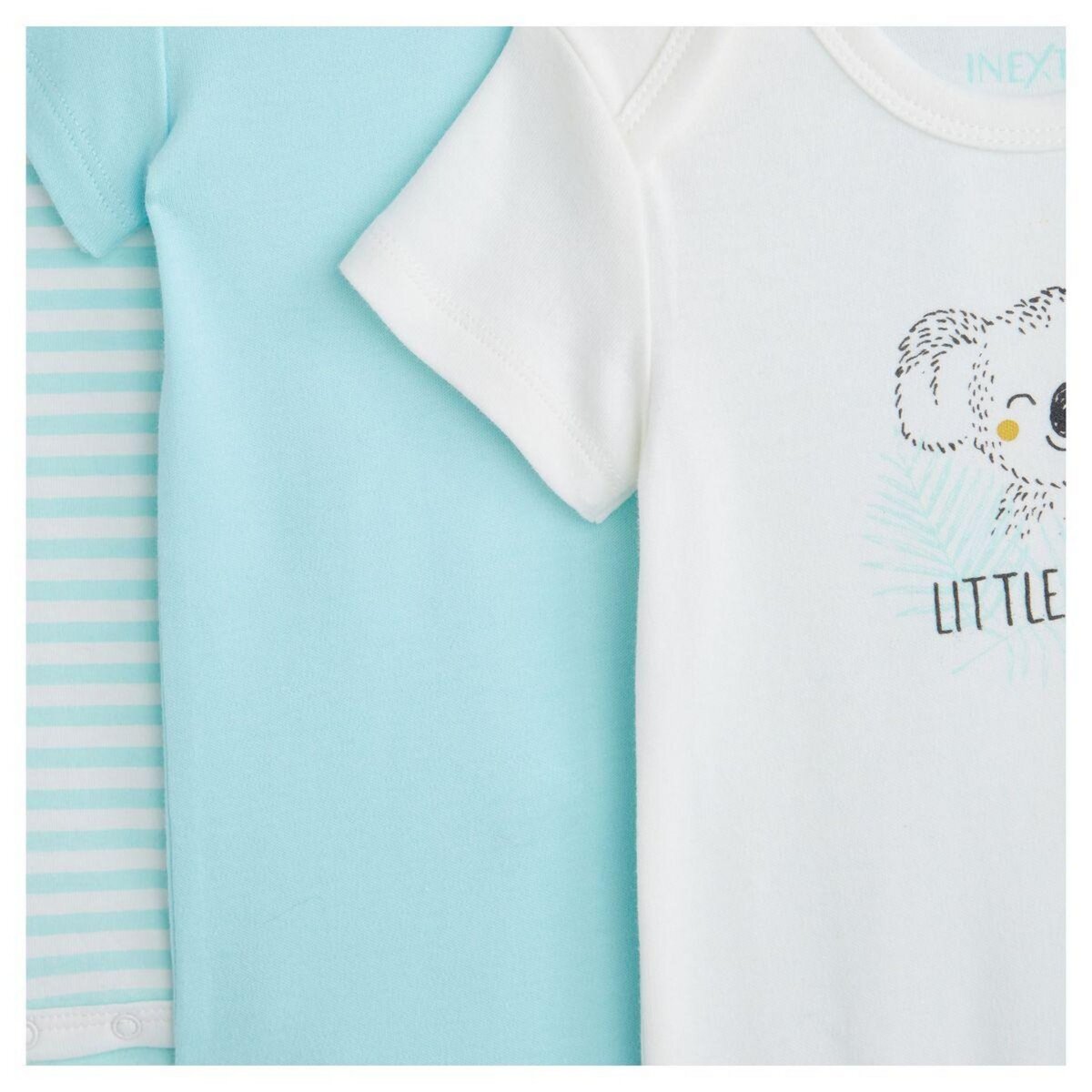 IN EXTENSO Lot de 3 bodies manches courtes koala bébé garçon