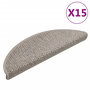Voir la diapositive 2 : VIDAXL Tapis d'escalier autocollants aspect sisal 15 pcs 56x17x3 cm