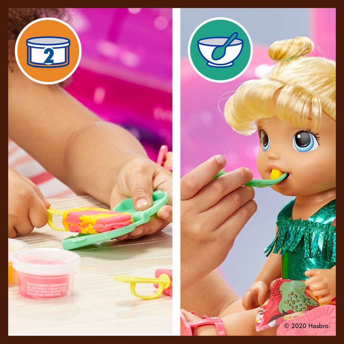 HASBRO Poupée Baby Alive blonde Goûter ensoleillé